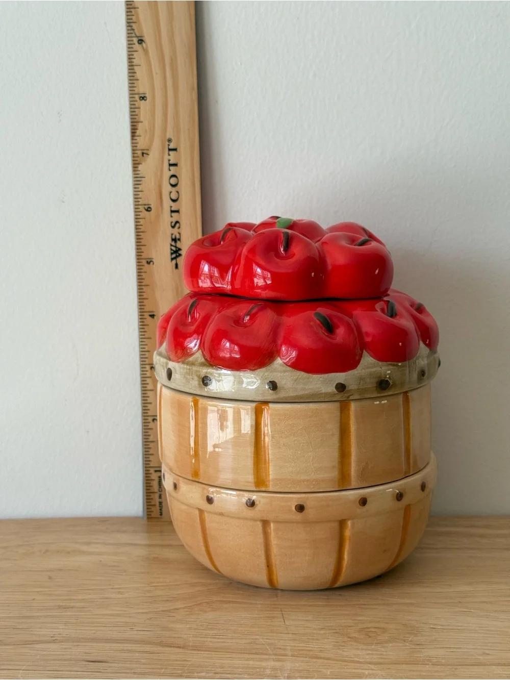 10 Strawberry Street Harvest Apple Basket Stacking Measuring Cups Sunshine Farms